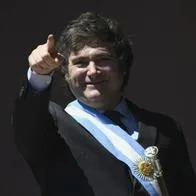 El nuevo presidente argentino Javier Milei, quien devaluó el peso doblando el precio del dólar.