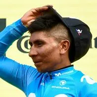 A Nairo Quintana le bastaron tres días para que el acento español se le pegara. 