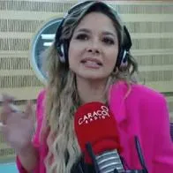 Melissa Martínez, incómoda con pregunta en Caracol Radio sobre Matías Mier