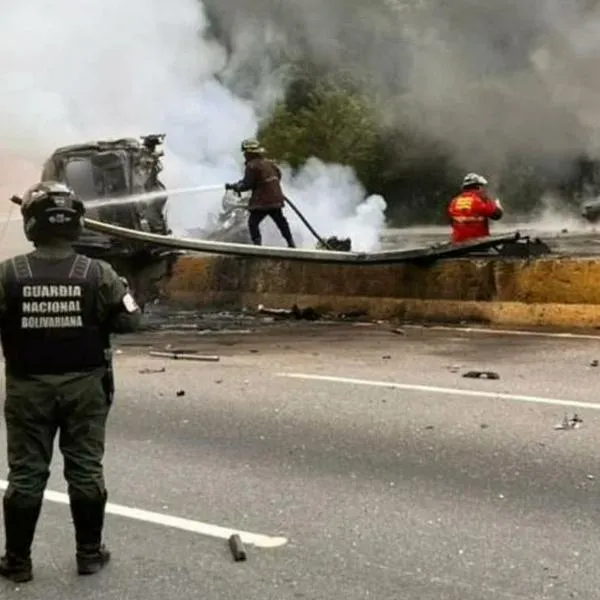 Foto de accidente en Venezuela hoy