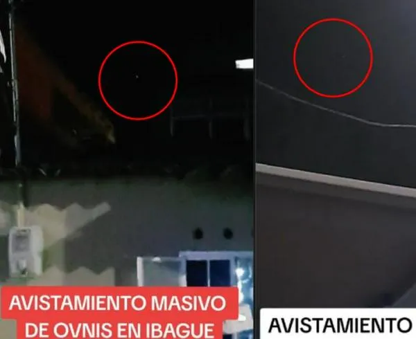 Avistamiento de OVNI en Ibagué: vecinos captaron, en video, extrañas luces la noche de velitas