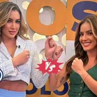 Elianis Garrido y Nanis  Ochoa apuestan lechona en final Medellín vs. Junior