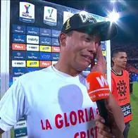 Carlos Bacca lloró y le dedicó su título a su madre, quien falleció hace dos años.