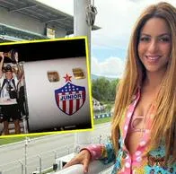 Shakira no durmió por triunfo del Junior y sacó su euforia a las 3 de la mañana.