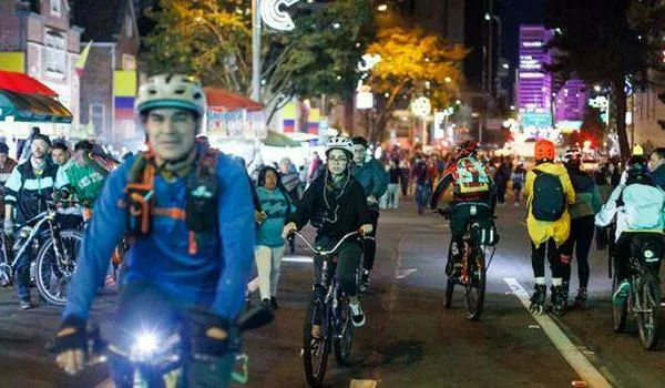 Ciclovía nocturna en Bogotá hoy: estos serán los cierres viales por el recorrido