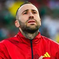 David Ospina lloró en el himno de Colombia por la emoción de volver a jugar con la 'Tricolor': video