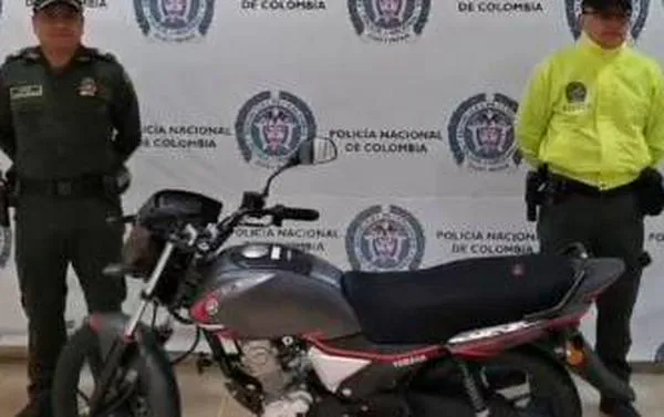 Recuperaron motocicleta robada, tras reacción inmediata de la Policía