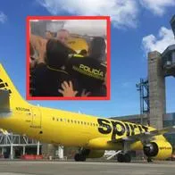Hombre agredió a policías y pasajeros en un vuelo Barranquilla-Miami. El viajero se encontraba bajo los efectos del alcohol y con una actitud agresiva. 