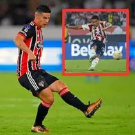 Foto de James Rodríguez y Carlos Bacca