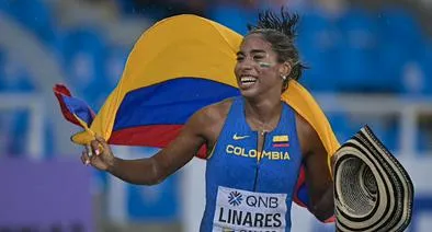 Natalia Linares, joya del atletismo colombianos y heredera de Caterine Ibargüen, se ilusiona con ganar medalla en sus primeros Juegos Olímpicos.
