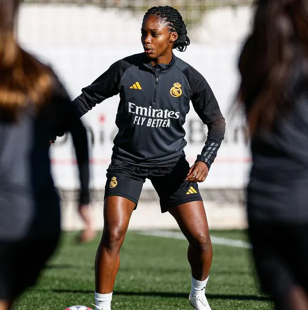 Linda Caicedo volvió al entrenamiento con el Real Madrid.