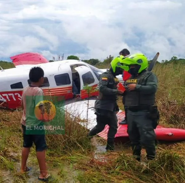 Así quedó la avioneta que se accidentó en Guainía y que habría caído al río Guaviare. Hay un menor desaparecido
