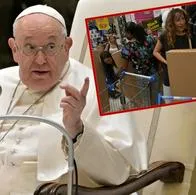 Palabras de papa Francisco aguan la Navidad a comerciantes