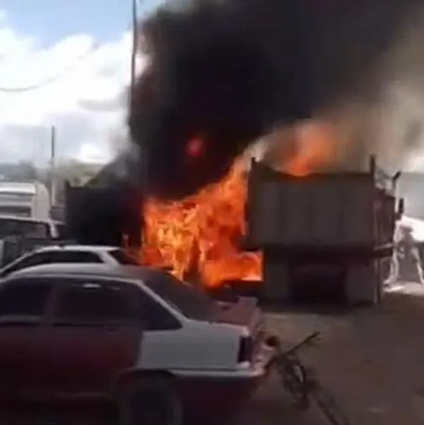 Video: fuerte explosión en taller de mecánica de Ubaté provocó momentos de angustia