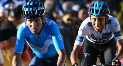 Foto de Egan Bernal, uno de los ciclistas mejor pagados de 2023