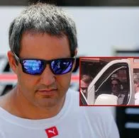Juan Pablo Montoya sufrió choque en Bogotá.