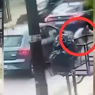 Video | Policía mató de un tiro a ladrón que le rompió el vidrio del carro para robarlo