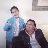 Martín Elías Jr. envió mensaje a su abuelo Diomedes Díaz por el aniversario número 10 de su muerte con fotos viejas de ellos dos.