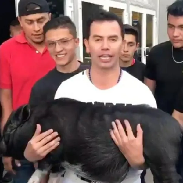 Jhonny Rivera enterró a Pumba, su cerdo que murió a causa de un paro cardiaco durante una operación