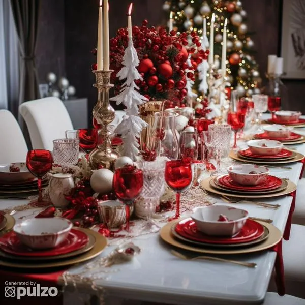Ideas para decorar la mesa en Navidad