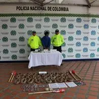 Capturan a hombre en Pereira con pólvora y droga que pretendía vender.