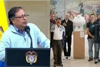 Gustavo Petro celebró Navidad en la Casa de Nariño junto a habitantes de calle