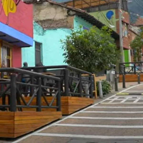 La Calle Bonita de Bogotá, un paraje de la gastronomía local. 