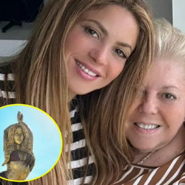 Madre de Shakira dijo que estatua de su hija tiene gran atributo de su esposo.