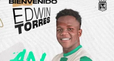 Fichajes de Atlético Nacional para la temporada 2024: el club paisa hizo oficial la llegada del extremo Edwin Torres, su primer refuerzo.