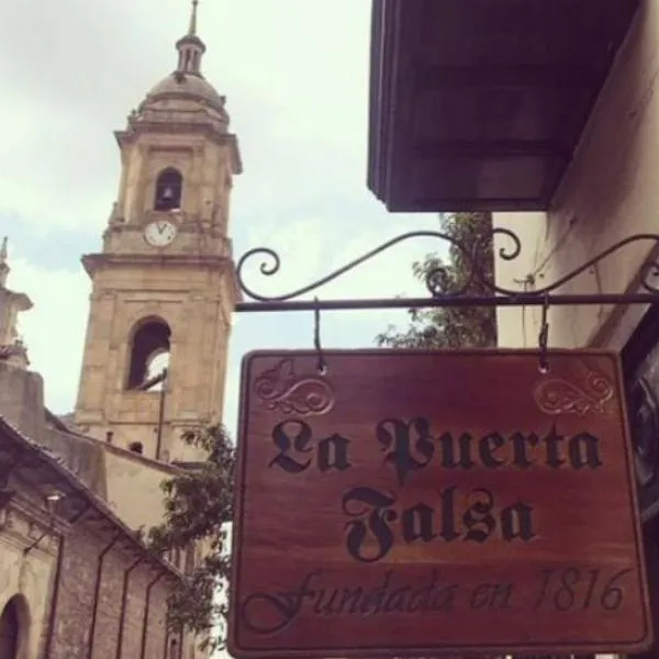 La Puerta Falsa, restaurante ubicado en el centro histórico de Bogotá, es considerado de los más icónicos del mundo