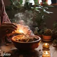 Sahumerio para limpiar la casa