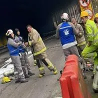 Por accidente de camión en vía al Llano túnel Quebrada Blanca estaría cerrado por 3 meses 