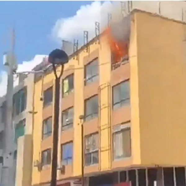 ¡Qué susto! Otro incendio sorprendió al centro de Medellín.
