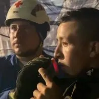 Juan Camilo Chaparro, primer rescatado de teleférico en Caldas.