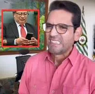 Juan Guillermo Zuluaga, gobernador del Meta, salió con inocentada sobre supuesto ofrecimiento que le hizo Petro. A Luis Carlos Vélez no le gustó nada. 