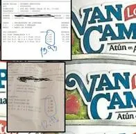 Trabajadores de Van Camp's muestran recibos su salario para denunciar descuentos