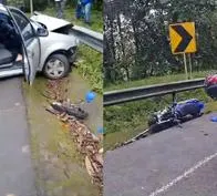 Video: Una persona murió en grave accidente de tránsito en la vía al mar