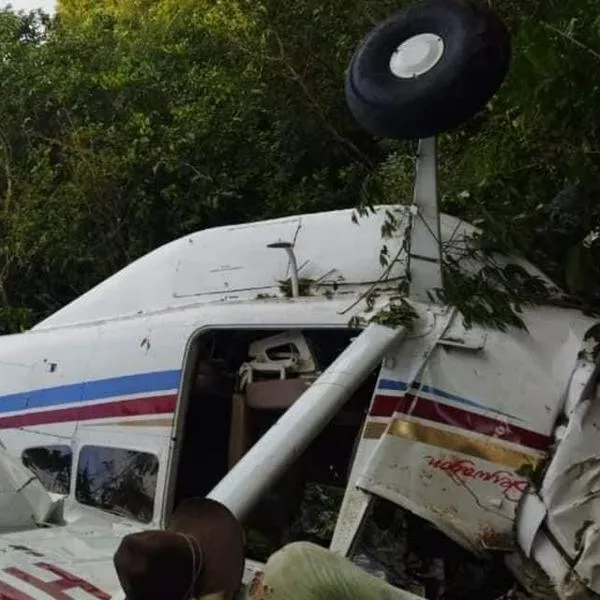 Avioneta accidentada en Casanare el 29 de diciembre de 2023.