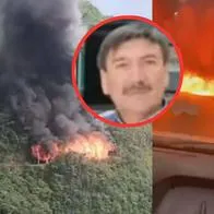Murió el conductor del camión que se accidentó y se incendió en la vía al Llano