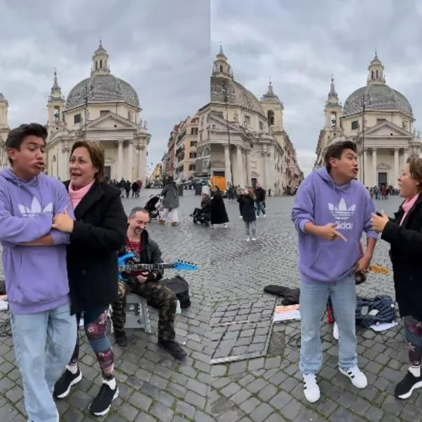 Alina Lozano y Jim Velásquez publicaron video en Roma que generó muchas burlas