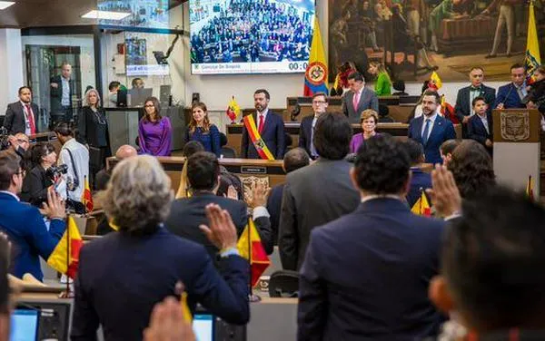 Concejo de Bogotá se posesionó y eligió nuevo presidente: Juan Javier Baena