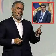 Foto de Iván Duque y Nicolás Maduro, por acusaciones sobre Alex Saab