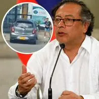 Foto de Gustavo Petro y accidente en La Guajira, en nota de que dueño de restaurante que atropelló a hombre respondió y el presidente pidió investigación