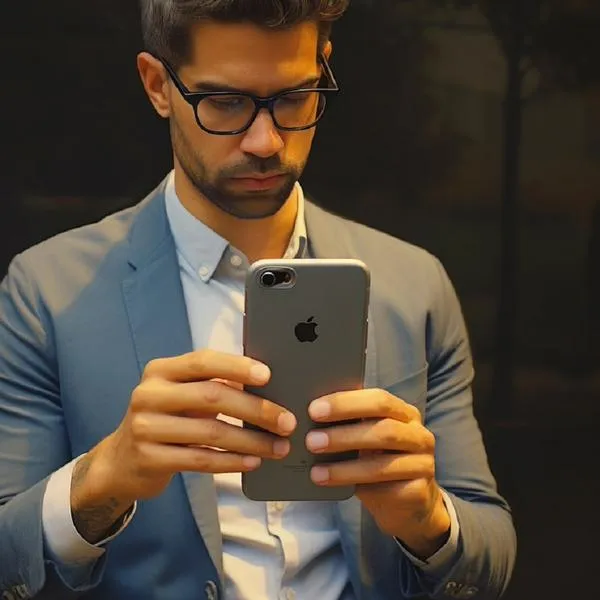 Persona utilizando iPhone, en nota sobre celulares de esa empresa que no tendrán WhatsApp en 2024
