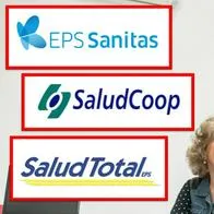 Afiliados a EPS Sanitas, Sura, Asmet Salud y otras más en problemas.