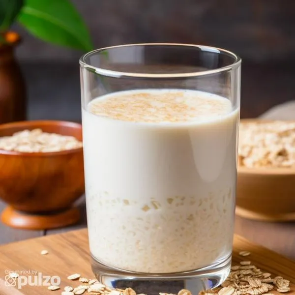 Bebida de avena y canela para bajar el colesterol