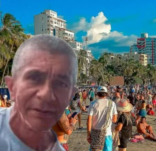 John Jairo Jaramillo, el hombre que murió ahogado en playa de Santa Marta. 