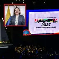 Margarita Cabello, desconcertada con el Gobierno Nacional por la negligencia que cometieron al dejarse quitar sede de los Juegos Panamericanos. 