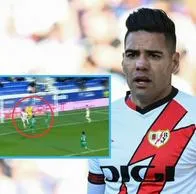 Falcao, con Rayo Vallecano, asistió en el primer gol de la victoria contra Huesca por Copa del Rey. Pudo ser gol suyo