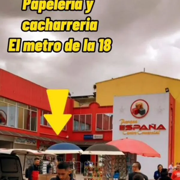 En este centro comercial queda la bodega donde venden útiles escolares a precios muy económicos, en Bogotá